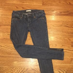 Free People Low Rise Skinny Jeans